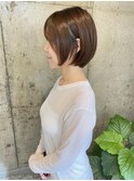 ★美人 丸みショートボブ◎stylist Nao