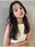 【PARK】ニュアンスレイヤー×暗髪ラベンダーベージュ