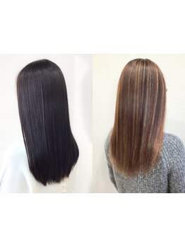 【髪質改善★艶髪】圧倒的地毛風ストレートで毛先まで潤い◎今までに無かった艶のあるしなやかな指通りに♪