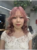 ピンク/レイヤー/ブリーチ