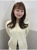 レイヤーカット/ウォームベージュ/名古屋/髪質改善