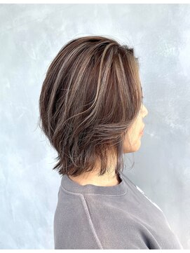 アコ(Aco) 上品ハイライト/ベージュ/ミルクティー/アッシュブラウン