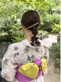 ヘアアレンジ/浴衣ヘアアレンジ【toe松山】