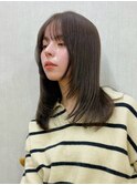 レイヤー ブルーブラック 美髪 イメチェン 簡単スタイリング