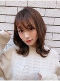 ミニウルフレイヤーカット顔周りカット前髪カット韓国ボブ/銀座