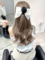 ペレ アネックス 大阪梅田茶屋町店(PELE ANNEX)&nbsp;ホワイトグレージュ/デジタルパーマ/チェリーブラウン/梅田