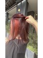 ヘアメイク アース 秋田仁井田店(HAIR & MAKE EARTH) 暖色系インナーカラー