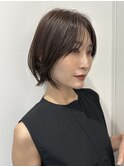 大人ショートボブ/20代30代40代/岡野亘希