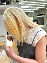 ヲタク(wotaku.)&nbsp;ホワイトブロンド抜きっぱなしブロンドブリーチハイトーンカラー