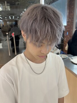 ヴァンカウンシル 金山(VANCOUNCIL kanayama) ホワイトグレージュミニウルフデジタルパーマSA 39