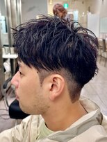 オーシャントーキョー ホワイト 原宿(OCEAN TOKYO WHITE)&nbsp;お客様スタイル刈り上げアップバングショートプラムブラック