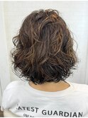 宇都宮カットデジタルパーマロングヘアボブウルフカット髪質改善