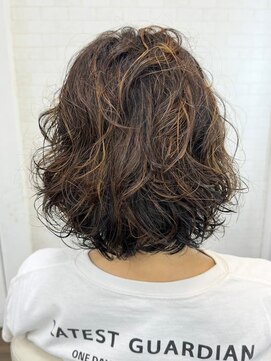 宇都宮カットデジタルパーマロングヘアボブウルフカット髪質改善