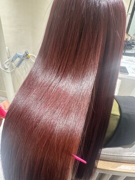 【kaela satomi】髪質改善トリートメント/ピンクカラー/大人ヘア