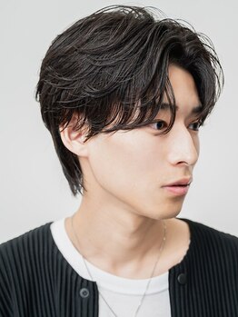 マーレ 宇部高校前店(MARE)の写真/《山口/メンズサロン》話題の「曲がる縮毛矯正」でセットしやすく垢抜けヘアに◎ダウンパーマ/縮毛矯正