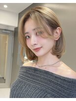 サンドイエナ 横浜店(sand yena)&nbsp;韓国ボブ/タンバルモリ/ヘーゼルベージュ