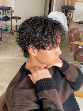 サロン(SALON) 大人黒髪×波巻きスパイラル30%  ◇吉見限定◇