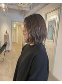 抜け感切りっぱなしボブ