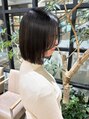 ジアン バイ ミルボン NU茶屋町+(GIEN by milbon)&nbsp;縮毛矯正で艶とまとまりの両立◎広がらず、丸くならないボブ