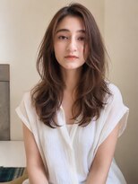 キース ヘアアンドメイク 恵比寿(kith. hair&make)&nbsp;透明感シアーブラウン/ゆるふわレイヤー/顔まわりカット/艶髪