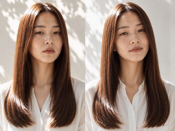 エッジ ヘア メイク(edge hair +make)の写真/縮毛矯正の概念を変えます！『計算された理論』で理想の質感に◎［南流山/流山おおたかの森/三郷市］
