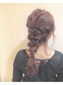 編み込みヘア［横須賀/北久里浜/北久里浜駅/ヘアセット］