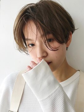 フィルムス 銀座(FILMS) レイヤーカット/デザインカラー/ウェットヘア/オリーブベージュ