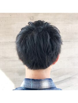 アッシュタカサキ(ash takasaki) 爽やか黒髪ふんわりナチュラルウェットショート