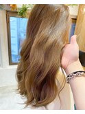 【遠藤　駿】お客様ヘア☆大人ベージュロング