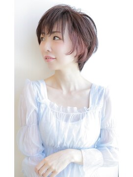 マアムジー 笹塚店(ma'am Zee) 【ma'am Zee栗栖】ルーセントロゼ+インナーカラー【自然光】