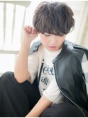 *mod's姪浜*黒髪ニュアンスカラー小顔束感ショートマッシュヘアe