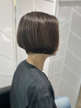 ツムグ 代官山店(TUMUGU) 似合わせカット白髪ぼかしシアーベージュサンドベージュ