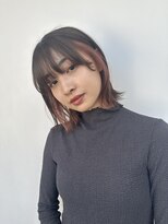 インナーカラー　チャームローズピンク