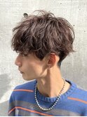 メンズマッシュパーマニュアンスパーマスパイラルパーマ刈り上げ