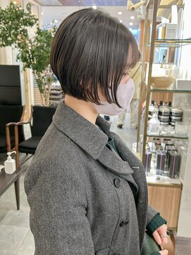 レトン 銀座(leton) 前下がりショートボブ/黒髪ショート［東銀座/銀座］