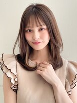 似合わせカット艶感前髪モテ髪小顔カットナチュラルカール