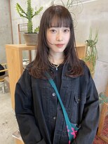Sia 顔まわりレイヤー　レイヤースタイル　ナチュラルスタイル