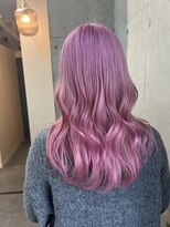 ラニヘアサロン(lani hair salon)&nbsp;ペールピンク/ケアブリーチ/ハイトーン/ピンクカラー/ブリーチ