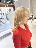 ファイブバイジエクト 堀江(FIVE by The Ect) ブロンドヘアカラー