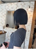 切りっぱなしボブ
