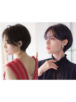 【HOT PEPPER Beauty Hair Collection　2024 スタイル350選出】独自のカット技術で叶う骨格美ショート