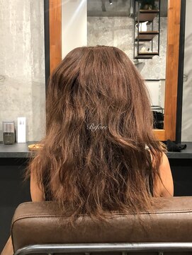 ミモザ ビカミドウ 自由が丘(Mimosa Bigamido) ▼モデル／Yukariさん 髪質改善羽衣ストレート