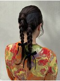 【ayana】個性のあるヘアセット