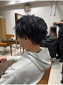マッシュ短髪ツーブロックモテる束感モテ髪イケメン黒髪ビジネス