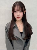 レイヤー/ネビージュ/韓国ヘア/イメチェン/縮毛矯正/中野/