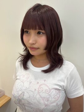 ハニー 町田(HONEY) ハッシュカット/レイヤー/姫カット/クラゲヘアー/ラベンダー