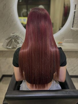 ララ モアナ(LaLa Moana) ボルドーカラー ロングシールエクステ