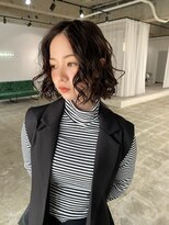 スーパーシーン(SUPER SCENE)&nbsp;ミディアムヘア/暗めカラー/グランマッシュ/宜野湾