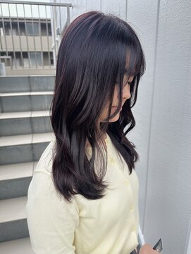 マルフェ 天王寺(marfe) 【marfe】髪質改善カラー＿ラベンダーブラウン＿ダークブラウン