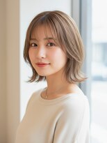 コトナ 越谷店&nbsp;忙しい30代に人気！越谷の時短ミディアム×ヘーゼルグレージュ